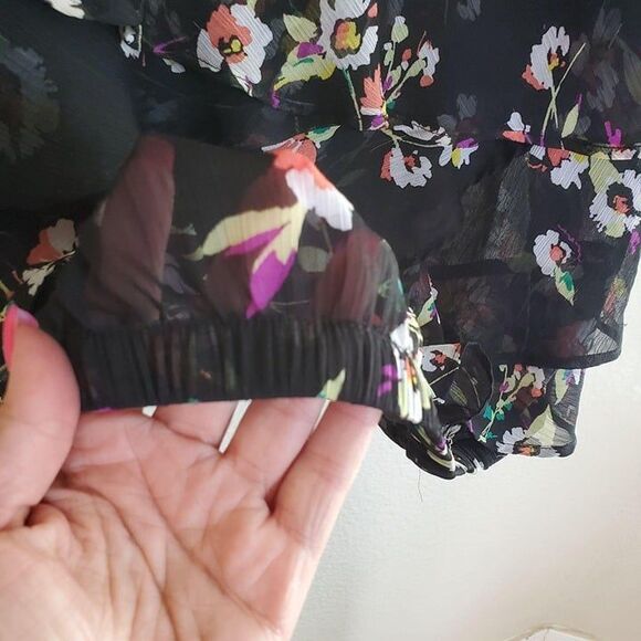 Torrid Womens Tops Bundle of 2 Blouses -Chiffon Top/Tank 0/XL - Picture 7 of 11